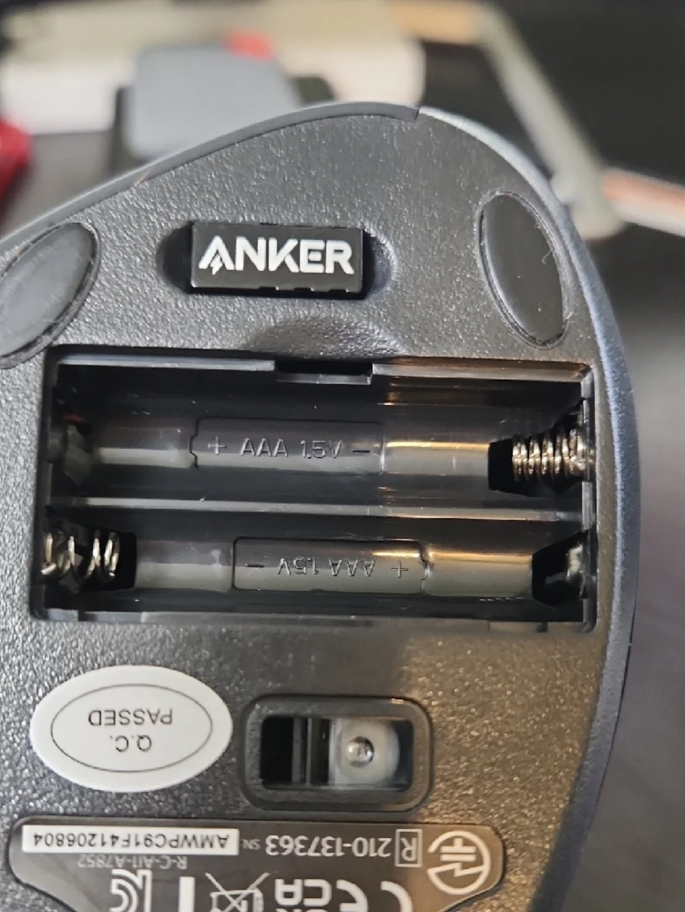 Anker Vertical Ergonomic Mouse in Black